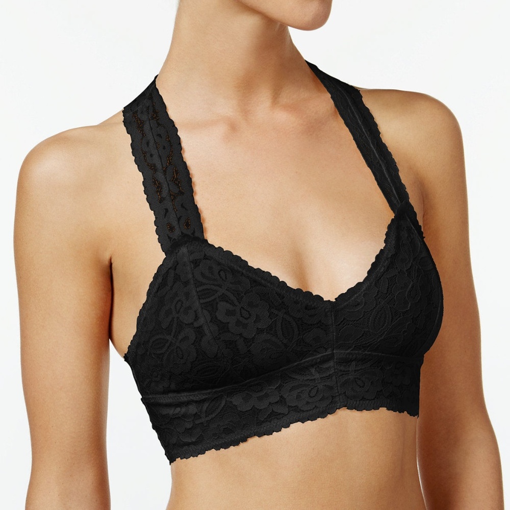 Free People Galloon Lace Racerback Bralette XS - Picture 2 of 6